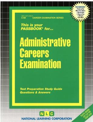 Book cover for Administrative Careers Examination