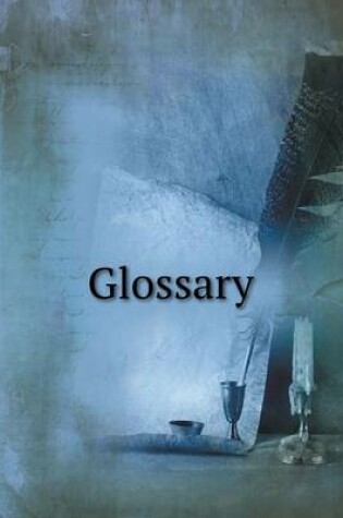 Cover of Glossary