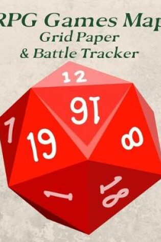 Cover of RPG Games Map Grid Paper & Battle Tracker