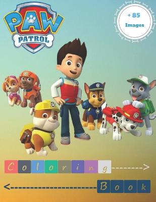 Book cover for Paw Patrol Coloring Book