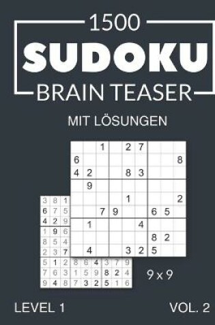 Cover of 1500 Sudoku Brain Teaser 9x9