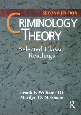 Book cover for Criminology Theory