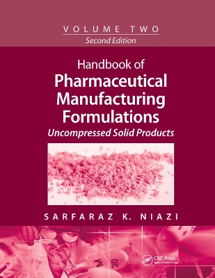 Book cover for Handbook of Pharmaceutical Manufacturing Formulations