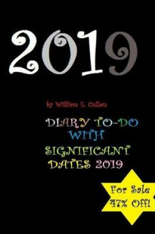 Cover of Diary To-Do with Significant Dates 2019