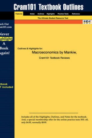 Cover of Studyguide for Macroeconomics by Mankiw, ISBN 9780716752370