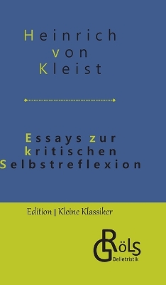 Book cover for Essays zur Selbstreflexion