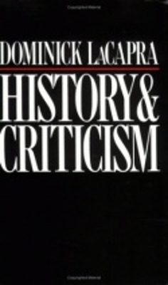 Book cover for History and Criticism