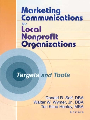 Book cover for Marketing Communications for Local Nonprofit Organizations