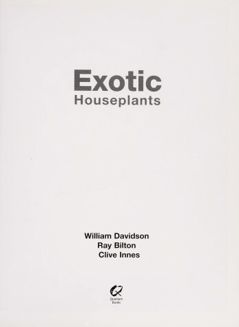 Book cover for Exotic Houseplants