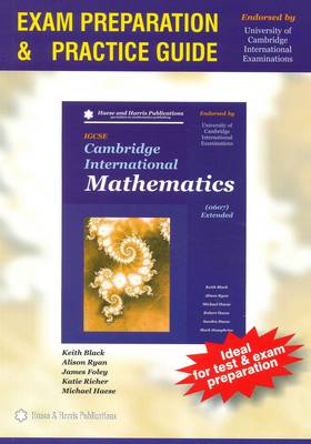 Book cover for Cambridge IGCSE International Mathematics (0607) Extended Exam Preparation and Practice Guide