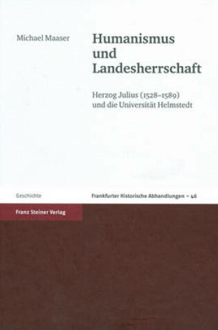 Cover of Humanismus Und Landesherrschaft