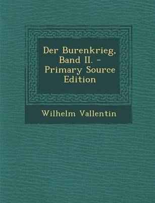 Book cover for Der Burenkrieg, Band II.