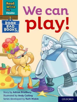 Book cover for Read Write Inc. Phonics: We can play! (Orange Set 4 Book Bag Book 1)