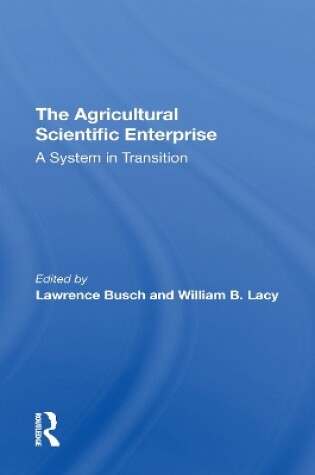 Cover of The Agricultural Scientific Enterprise