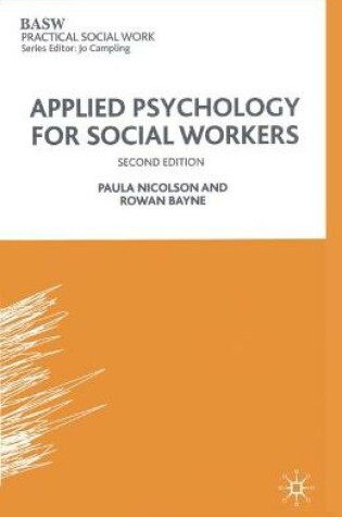 Cover of Applied Psychology for Social Workers