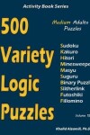 Book cover for 500 Variety Logic Puzzles