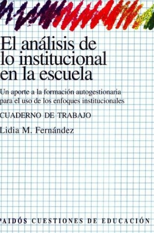Cover of Analisis de Lo Institucional Pack de 4
