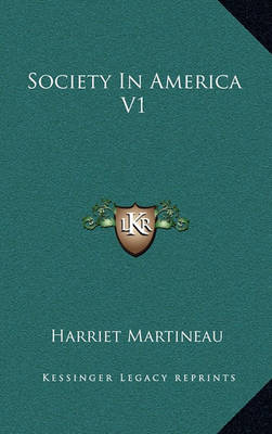 Book cover for Society in America V1