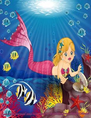 Cover of Sweet Little Mermaid 2019-2020 Large 18 Month Academic Planner Calendar