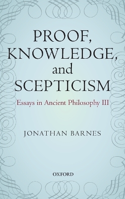 Book cover for Proof, Knowledge, and Scepticism