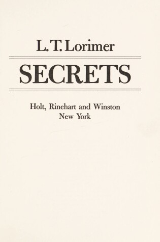 Cover of Secrets