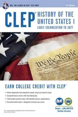 Book cover for Clep(r) History of the U.S. I Book + Online