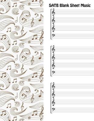 Book cover for SATB Blank Sheet Music