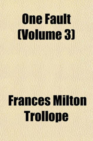 Cover of One Fault (Volume 3)