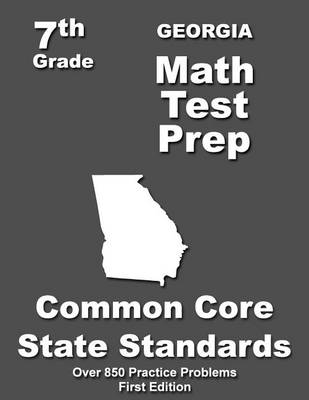 Book cover for Georgia 7th Grade Math Test Prep