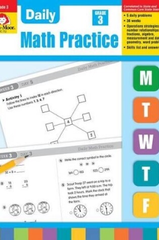 Cover of Daily Math Practice, Grade 3
