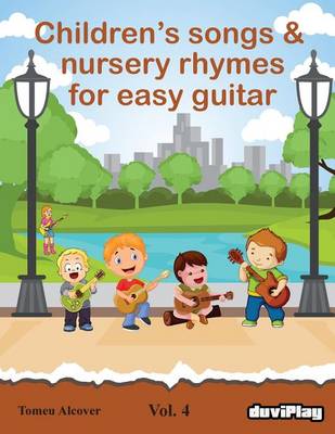 Book cover for Children's songs & nursery rhymes for easy guitar. Vol 4.
