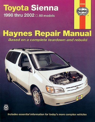Book cover for Toyota Sienna Automotive Repair Manual