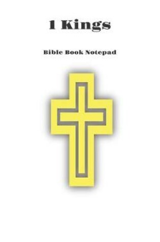 Cover of Bible Book Notepad 1 Kings