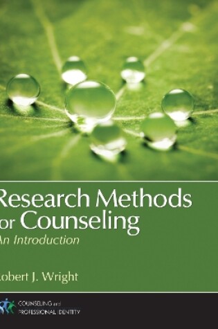 Cover of Research Methods for Counseling