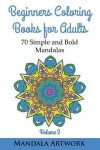 Book cover for Beginners Coloring Books for Adults -Volume 3