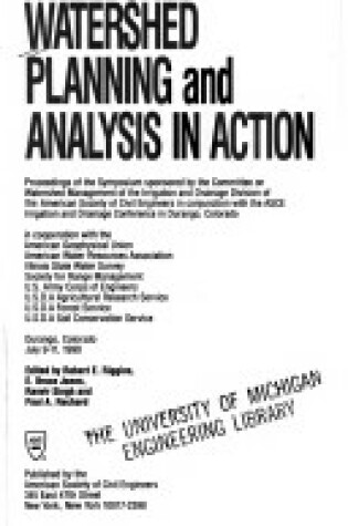 Cover of Watershed Planning and Analysis in Action