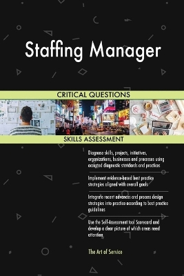 Book cover for Staffing Manager Critical Questions Skills Assessment