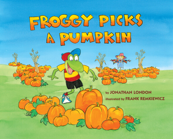 Book cover for Froggy Picks a Pumpkin