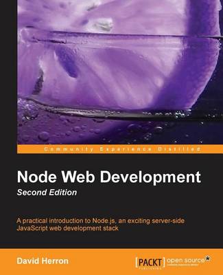 Book cover for Node Web Development, Second Edition