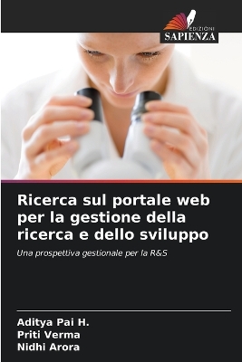 Book cover for Ricerca sul portale web per la gestione della ricerca e dello sviluppo