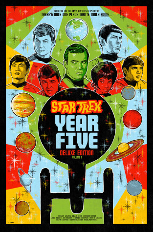 Book cover for Star Trek: Year Five Deluxe Edition--Book One
