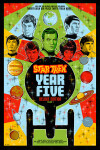 Book cover for Star Trek: Year Five Deluxe Edition--Book One