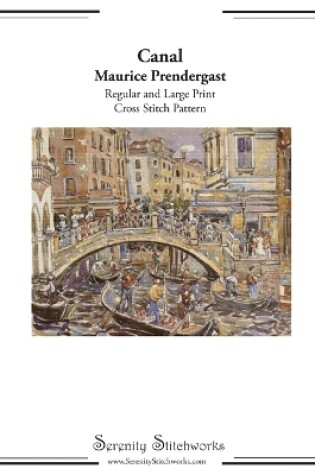 Cover of Canal Cross Stitch Pattern - Maurice Prendergast