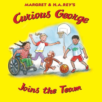 Book cover for Curious George Joins the Team