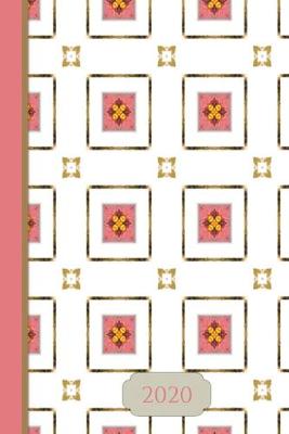Book cover for 2020 Pink Tile Journal Diary