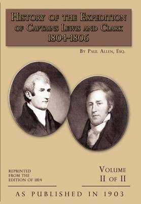 Book cover for History of the Expedition of Captains Lewis and Clark