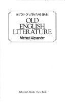 Book cover for Old English Lit