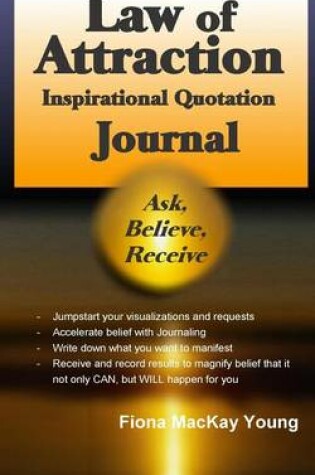 Cover of Law of Attraction Inspirational Quotation Journal