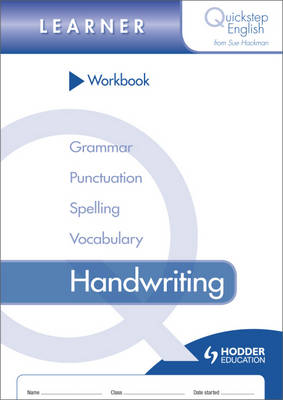 Book cover for Quickstep English Workbook Handwriting Learner Stage