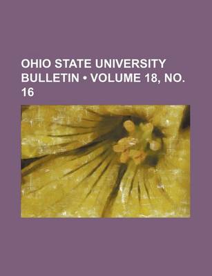 Book cover for Ohio State University Bulletin